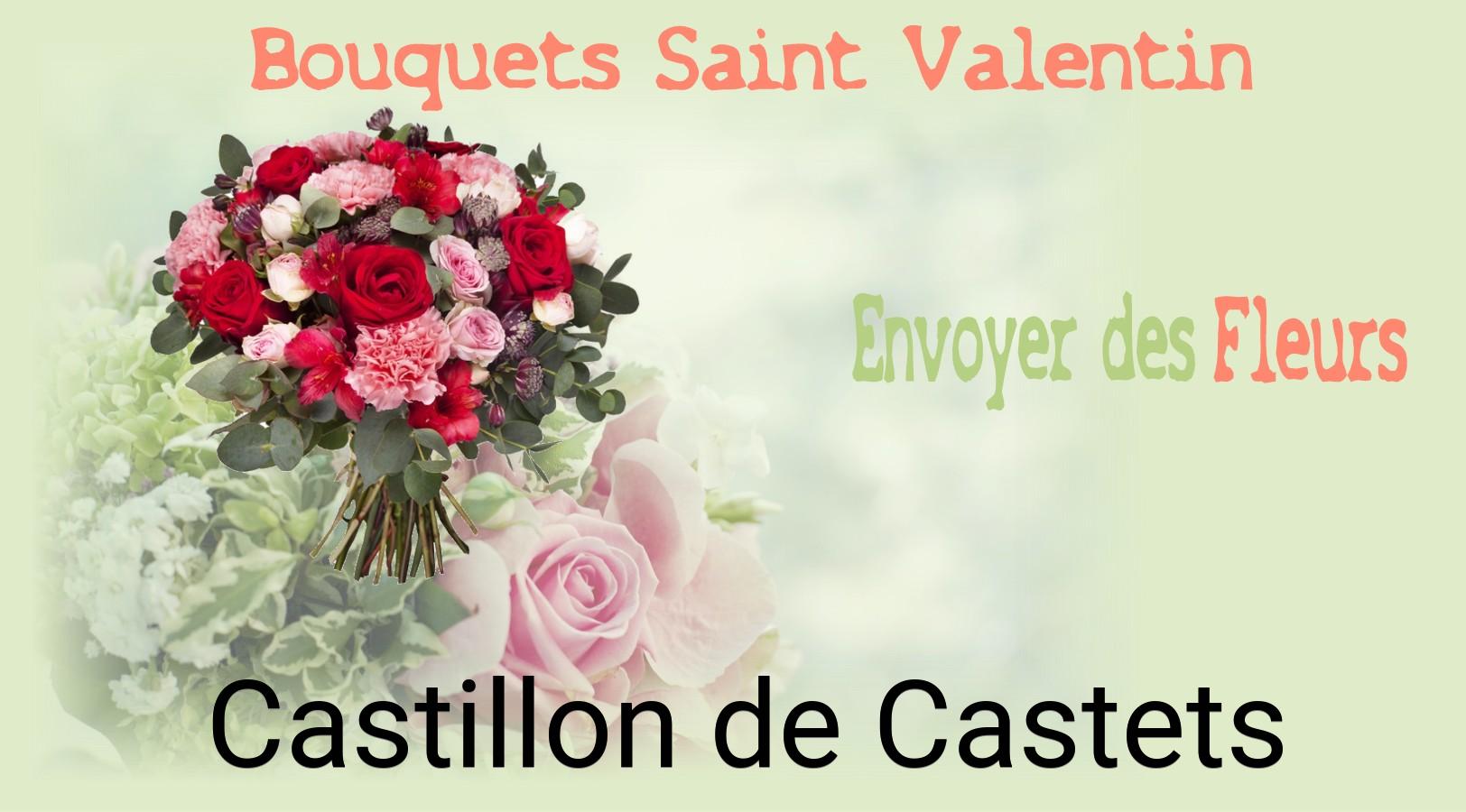 Roses de Saint-Valentin livrées à Castillon-de-Castets